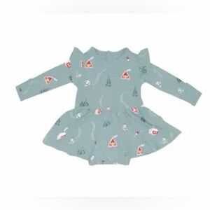 Kyte Baby Alpine Village bodysuit twirl dress